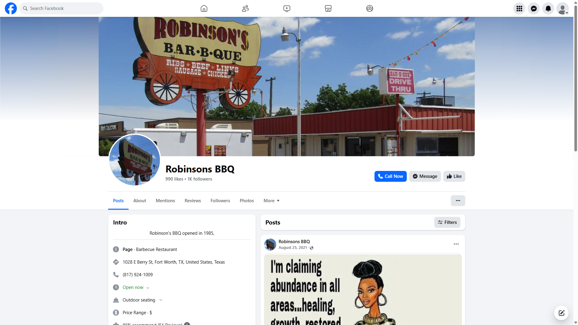 Robinson's bar-b-que