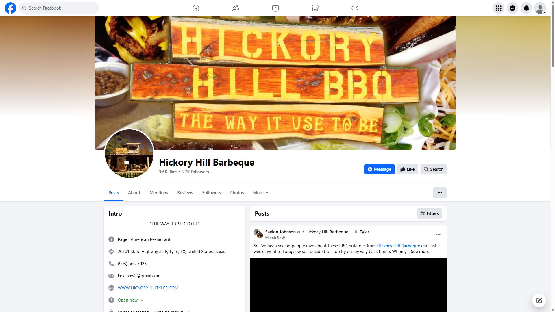 Hickory Hill Barbecue