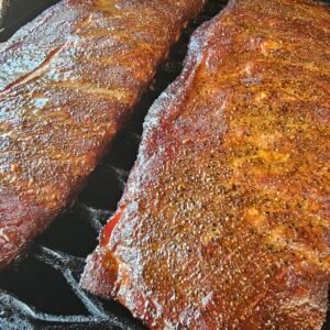 Pork Ribs on the smoker