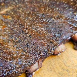 Pork Ribs pulled before wrap