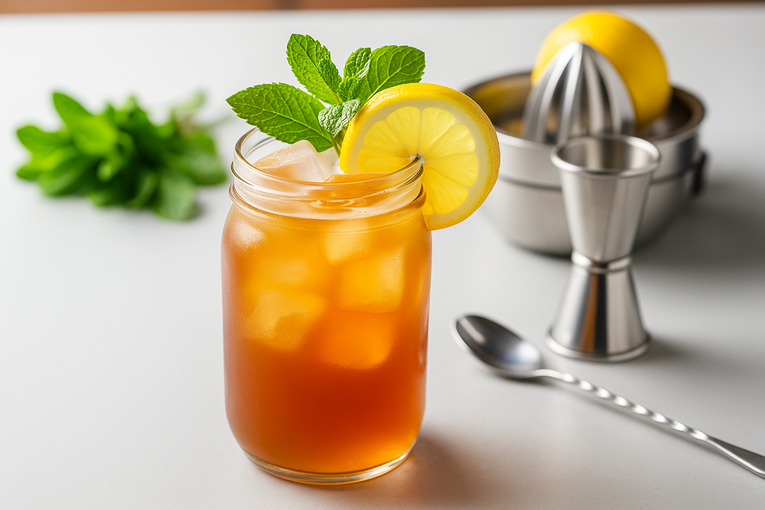 Sweet Tea Bourbon Lemonade