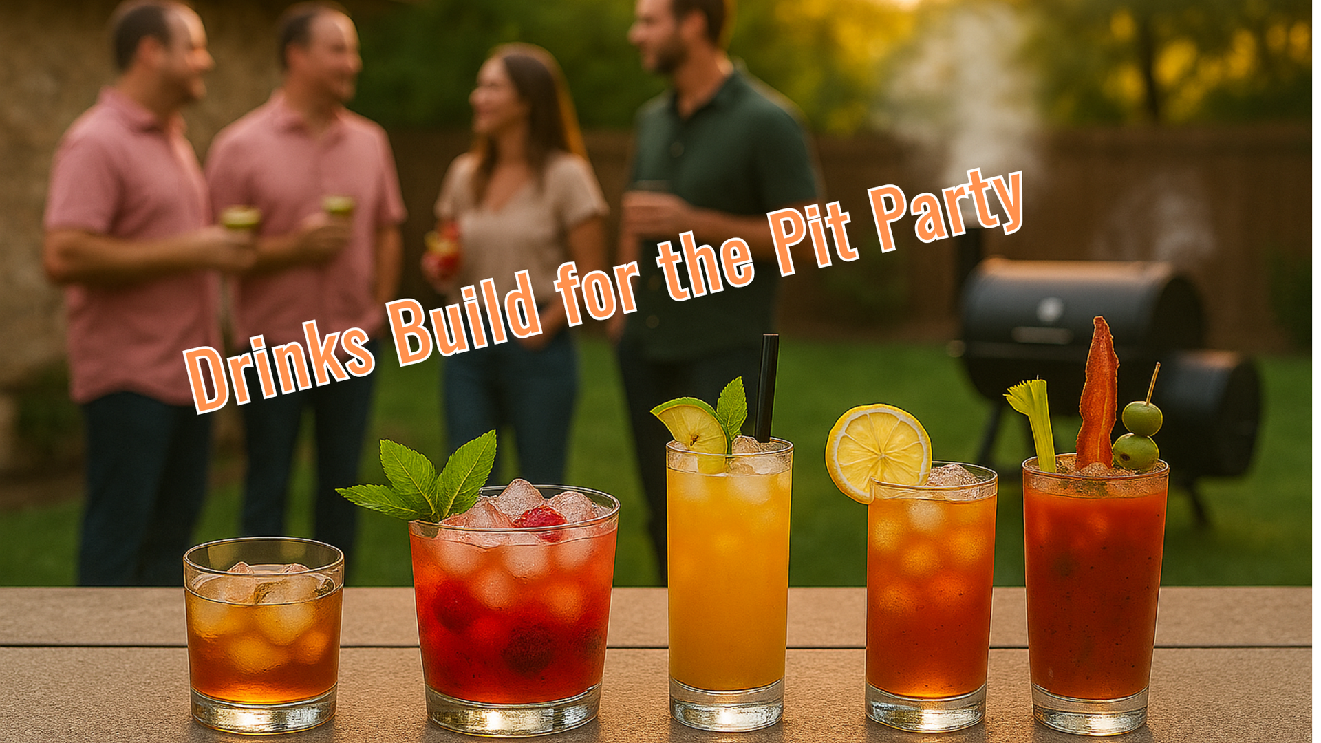 Drinks Build for the Pit Party