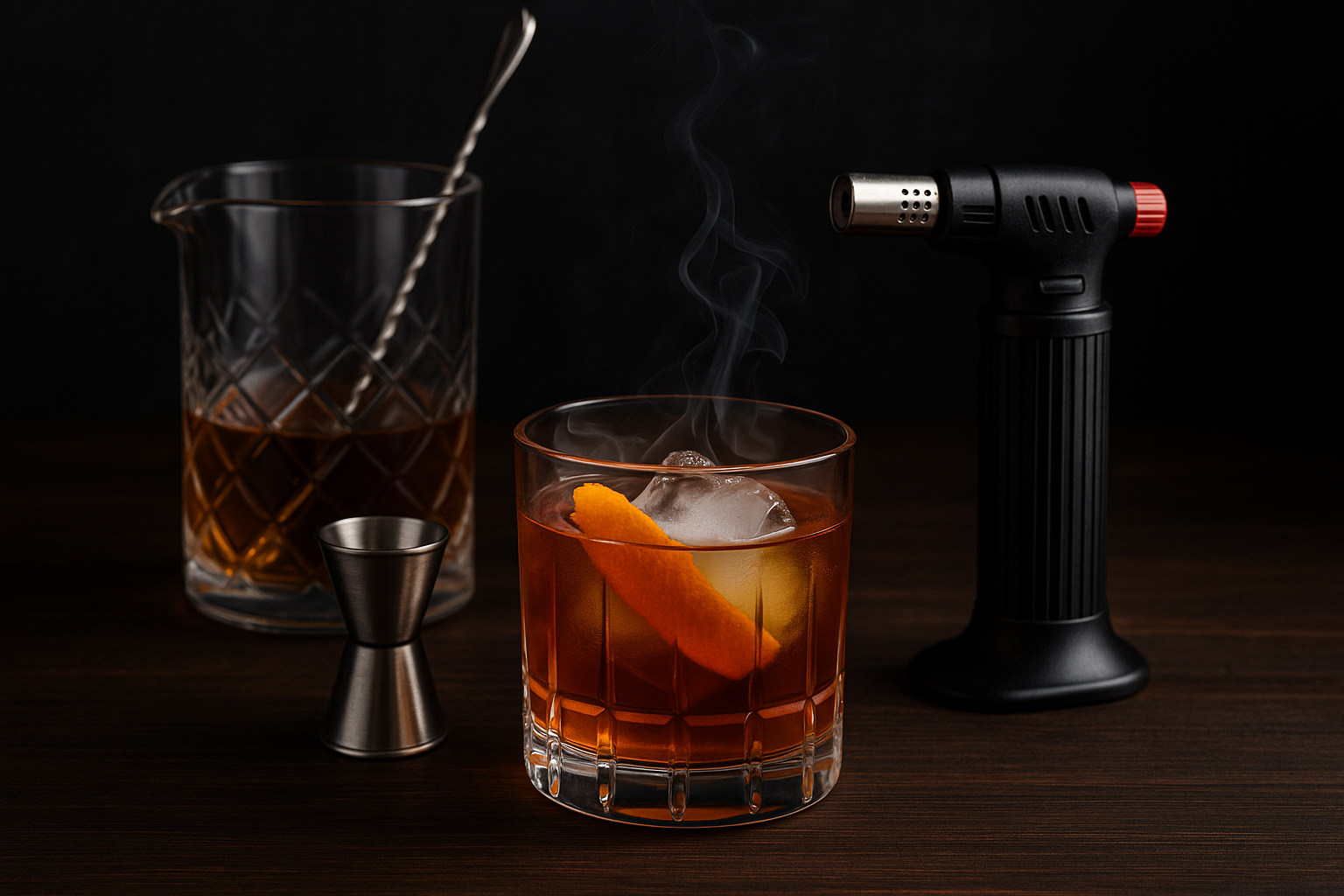 Smoky Old Fashioned