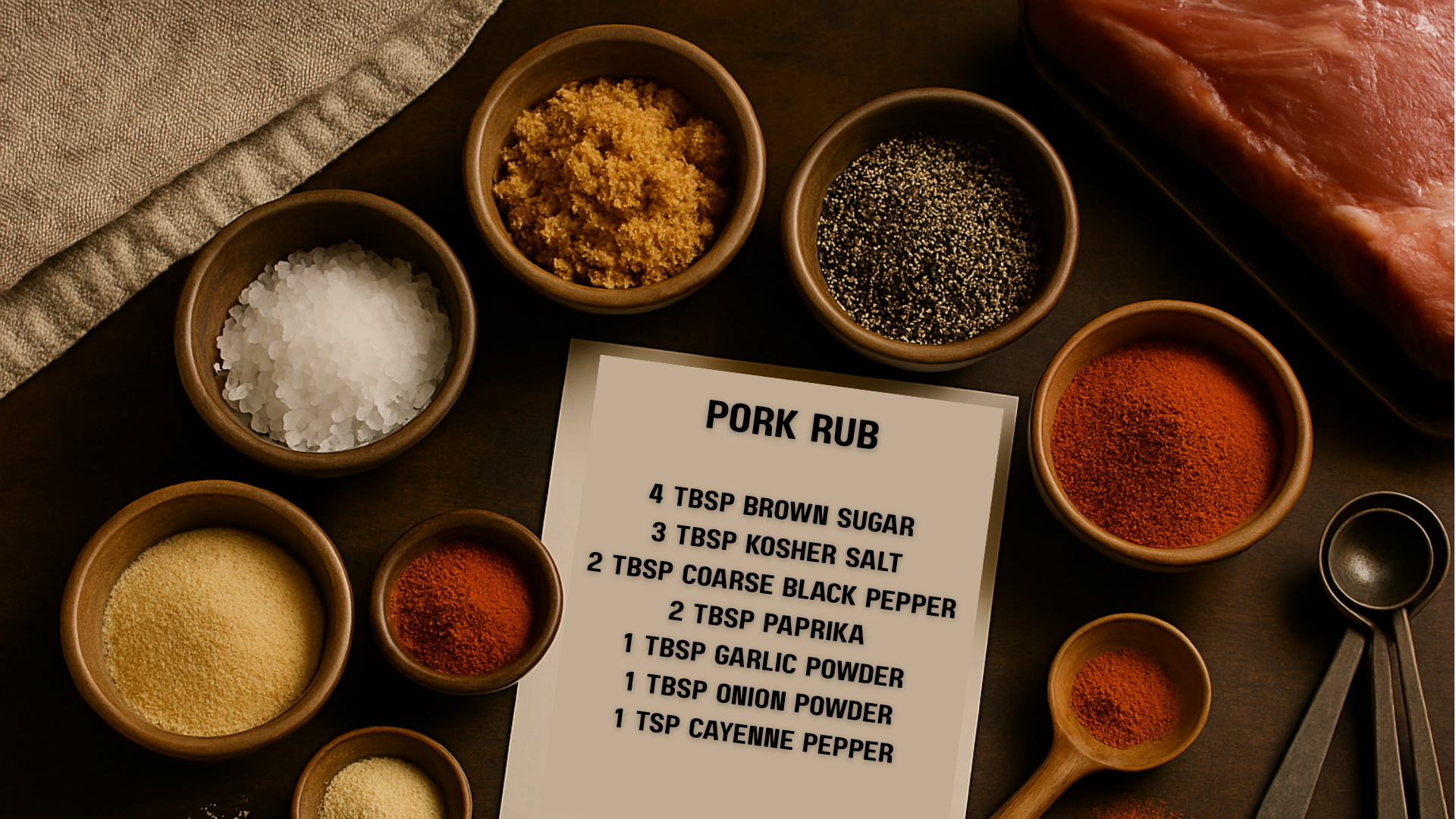 Pork Rub Recipe